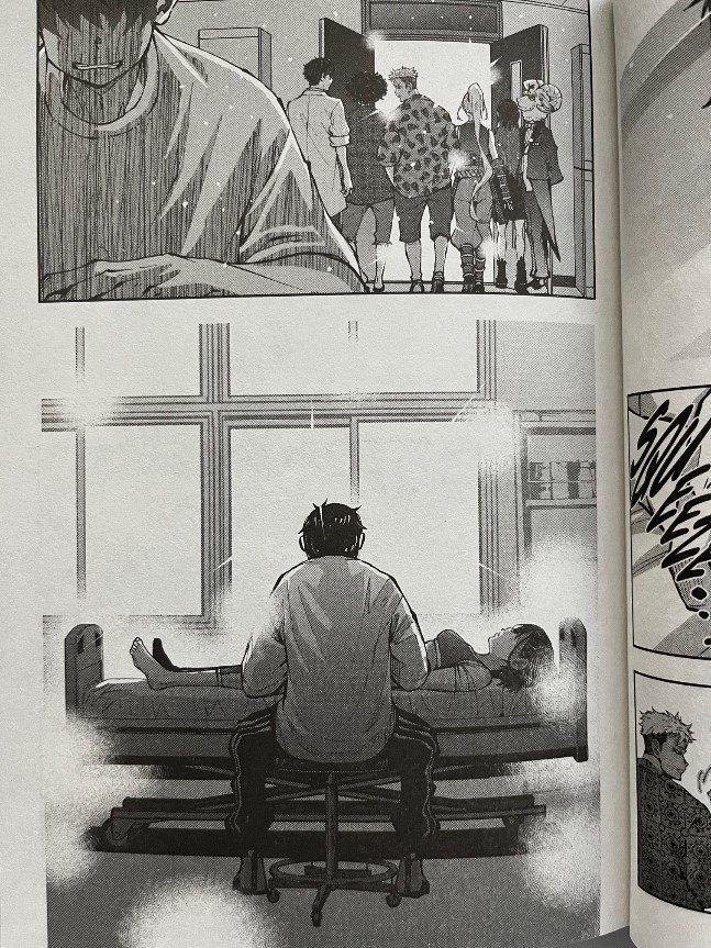 Zom 100 Bucket List of the Dead Volume 13 Akira watching over Shizuka