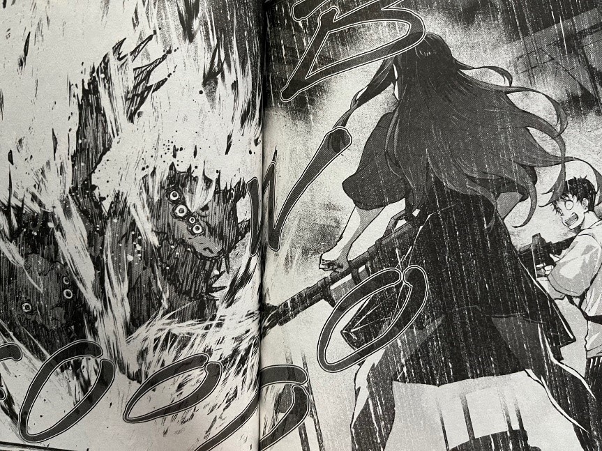 Zom 100 Bucket List of the Dead Volume 13 Izuna arrives with a flamethrower